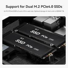 Load image into Gallery viewer, Beelink SER5 MAX Mini PC, Ryzen 7 6800U (up to 4.7GHz) Mini Computer, 24GB RAM &amp; 500GB PCle4.0 SSD, AMD Radeon 680M, Wi-Fi 6, BT5.2, 1000M LAN, Supports 4K Triple Displays via HDMI, DP, USB-C
