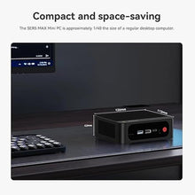 Load image into Gallery viewer, Beelink SER5 MAX Mini PC, Ryzen 7 6800U (up to 4.7GHz) Mini Computer, 24GB RAM &amp; 500GB PCle4.0 SSD, AMD Radeon 680M, Wi-Fi 6, BT5.2, 1000M LAN, Supports 4K Triple Displays via HDMI, DP, USB-C
