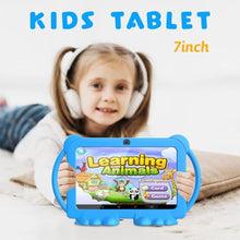 Load image into Gallery viewer, Kids Tablet 7 inch for Boys Girls Android Tablets for Kids, 4GB RAM 32GB ROM Toddler Tablet, WIFI Bluetooth, Safety Eye IPS Screen, Parental Control, Dual Camera Shockproof Case for Educational Games
