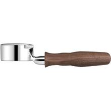 Load image into Gallery viewer, LILQ 58mm Bottomless Naked 2 Ears Portafilter Compatible with Gaggia Machines– Includes 18–20g Basket (Walnut, 58mm For Gaggia)
