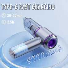 Load image into Gallery viewer, Car Vacuum Portable Cordless 20000PA High power Mini Vacuum Cleaner 4-in-1 Compressed Air Duster &amp; Air Blower &amp; Pump Hand Held Vacuum with Brushless Motor for Car, Home, Office,Camping (Purple)
