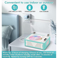 Load image into Gallery viewer, Portable Bluetooth CD Player with Speaker, Retro CD Player, LED Screen, USB Playback, AUX Input/Output, Rechargeable, Perfect for Home Decoration, Remote Control, and Home Entertainment
