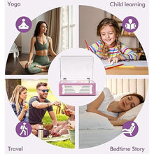 Load image into Gallery viewer, Retro Bluetooth Portable CD Player with Speakers, Rechargeable Battery, LED Display - Compact Boombox with Headphone Jack/AUX/USB Playback, Hi-Fi Sound - Gift Purple Music Player for Women
