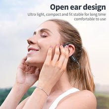 Load image into Gallery viewer, Bone Conduction Headphones Bluetooth,Upgraded IPX7 Waterproof Wireless Earbuds,Open Ear Headphones Bluetooth 5.3 with Mic,10H Playtime for Running,Cycling,Hiking,Gym,Workout. (Grey)
