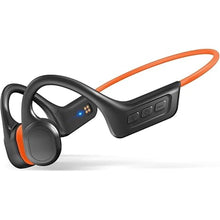Load image into Gallery viewer, Bone Conduction Headphones Bluetooth,Upgraded IPX7 Waterproof Wireless Earbuds,Open Ear Headphones Bluetooth 5.3 with Mic,10H Playtime for Running,Cycling,Hiking,Gym,Workout. (Orange)

