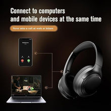 Load image into Gallery viewer, Bluetooth Active Noise Cancelling Headphones, Wireless Over The Ear Headphones with Microphone for Travel, Home, Office, 150H Playtime, Bluetooth 5.4, Hands-Free Calls
