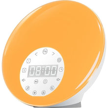 Load image into Gallery viewer, ANTDALIS Sunrise Alarm Clocks White Noise Sound Machine with 26 Soothing Sounds, 7 Night Lights, Wake Up Light Alarm Clock for Bedrooms, Heavy Sleepers, Baby, Kids, Dual Alarms, Sleep Timer, Snooze
