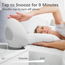 Load image into Gallery viewer, ANTDALIS Sunrise Alarm Clocks White Noise Sound Machine with 26 Soothing Sounds, 7 Night Lights, Wake Up Light Alarm Clock for Bedrooms, Heavy Sleepers, Baby, Kids, Dual Alarms, Sleep Timer, Snooze
