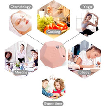 Load image into Gallery viewer, Mini 12 Sided Cube Timer, 11 Preset Times Pomodoro Timer for Enhanced Productivity. Ideal for ADHD Management, Workout, Study &amp; Kitchen Cooking. Easy to Use (Pink)
