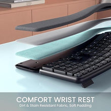 Load image into Gallery viewer, Wireless Ergonomic Keyboard, Split Keyboard with Wrist Rest and Cleaning Brush, 2.4G Computer Keyboard, Comfortable and Natural for Windows PC Laptops
