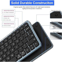 Load image into Gallery viewer, 2.4G Wireless Keyboard, Ultra Slim Dual Bluetooth Keyboard with Media Hotkeys for Mac/iPad/iPhone/Computer/PC/Desktop/Laptop/Surface and Apple/Windows/Android Rechargeable, Grey
