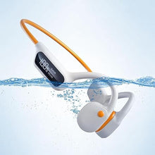 Load image into Gallery viewer, Bone Conduction Headphones Swimming Headphones Bone Conduction Wireless Earbuds Waterproof Headphone for Swimming Music Player Built-in 32G Memory Open Ear Sports Earphone White
