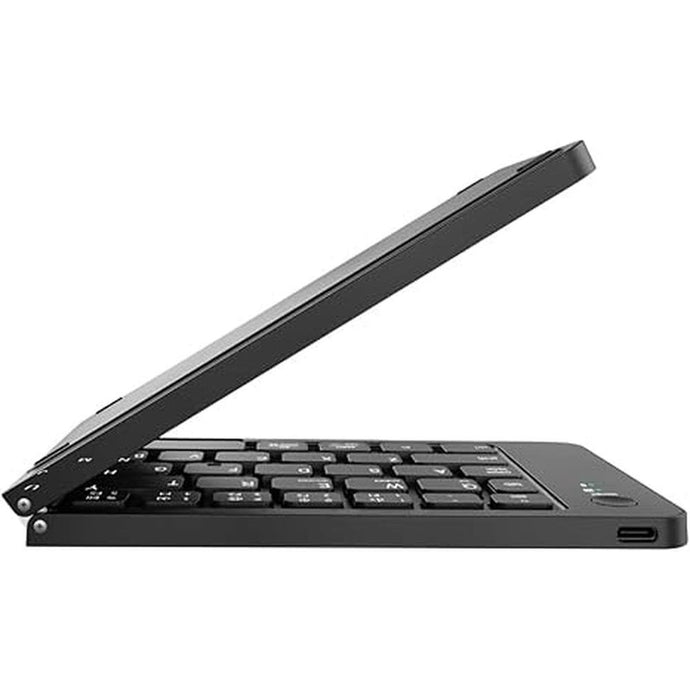Foldable Wireless Lightweight Computer Keyboard with Rechargeable Battery, Ultra Slim Folding Pocket Portable Keyboard Bluetooth Travel for iPhone, iPad, Smartphone,Tablet