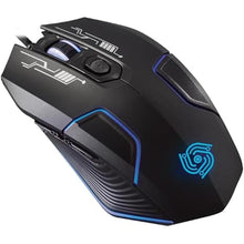 Load image into Gallery viewer, Megalodon (MKE 810) Wired Heavyweight Gaming Mouse with Ambidextrous Design and RGB Lighting, Black
