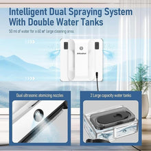 Load image into Gallery viewer, AlfaBot Window Cleaning Robot, Dual Water Spray,Intelligent Path Planning,2800Pa Suction Power, Wet/Dry Cleaning, Edge Detection Technology for High-Rise Window, Glass, Door, Mirror, Marble Wall
