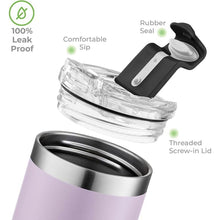 Load image into Gallery viewer, SIPX™ Triple-Insulated Tumblers - 18 Oz. Slim Modern Tumbler With Lid, insulated Cup Keeps Hot For 12 Hours, Stainless Steel Tumbler Made Of Sustainable Material, Coffee Travel Mug (Purple)
