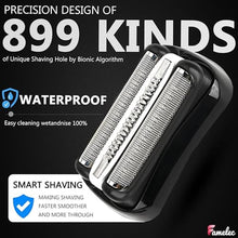 Load image into Gallery viewer, FAMELEC 2 Pcs 32B 21B Head Shaver for Braun Series 3 Replacement Head, Foil &amp; Cutter for Braun S3 Replacement Head 310s 3010s 3040s 3050cc 3090CC, Compatible with Braun S3 Electric Shaver for Men

