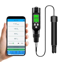 Load image into Gallery viewer, Dissolved Oxygen Meter with Bluetooth Filling Fluid Range:0-30mg/L, with Automatic Temperature Compensation Function,Pen Type Dissolved Oxygen Test Kit for Aquarium, Ponds, Aquaculture
