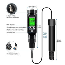 Load image into Gallery viewer, Dissolved Oxygen Meter with Bluetooth Filling Fluid Range:0-30mg/L, with Automatic Temperature Compensation Function,Pen Type Dissolved Oxygen Test Kit for Aquarium, Ponds, Aquaculture
