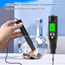 Load image into Gallery viewer, Dissolved Oxygen Meter with Bluetooth Filling Fluid Range:0-30mg/L, with Automatic Temperature Compensation Function,Pen Type Dissolved Oxygen Test Kit for Aquarium, Ponds, Aquaculture
