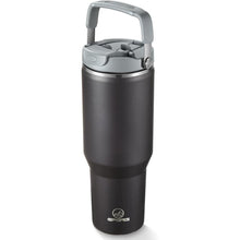 Load image into Gallery viewer, Gpeng 30 oz Tumbler with Handle, Water Bottles with Straw Lid, Insulated Stainless Steel Travel Mug Cup Holder Friendly, Keep Drinks Cold or Hot for 48+ Hours
