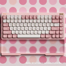 Load image into Gallery viewer, nuphy Halo75 V2 Mechancial Gaming Kyeboard,75% Wireless Hot Swappable Bluetooth Keyboard,83 Kyes RGB Backlit Keyboard,Support Bluetooth/2.4GHz/USB-C (Pink, Lemon (55gf))
