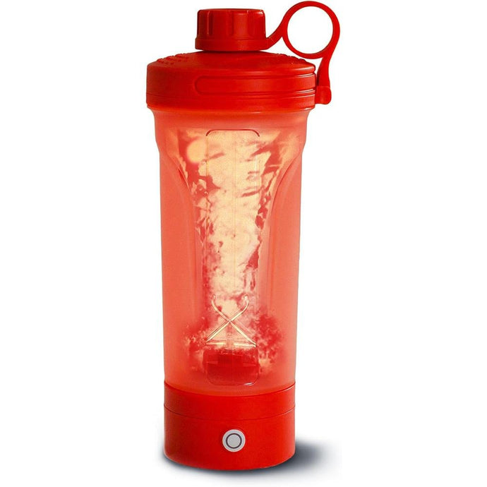 Electric Shaker Bottle, Portable Blender Protein Shaker, USB Rechargeable MixMate Blender For Protein Shakes Pre Workout Greens Coffee Pancake Mix Cocktail Cocktails (Rumba Red)