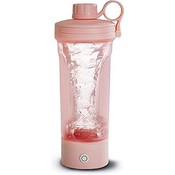 Electric Shaker Bottle, Portable Blender Protein Shaker, USB Rechargeable MixMate Blender For Protein Shakes Pre Workout Greens Coffee Pancake Mix Cocktail Cocktails (Pink a Boo)