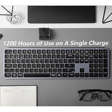 Load image into Gallery viewer, Keychron B6 Pro Full-Size Ultra-Slim Wireless ZMK Custom Keyboard, Triple-Mode 2.4 G/Bluetooth 5.2/Wired Programmable, Lightweight Quiet Key with Numeric Keypad for Mac/Windows, Space Gray
