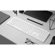 Load image into Gallery viewer, Keychron B6 Pro Full-Size Ultra-Slim Wireless ZMK Custom Keyboard, Triple-Mode 2.4 G/Bluetooth 5.2/Wired Programmable, Lightweight Quiet Key with Numeric Keypad for Mac/Windows, Ivory White
