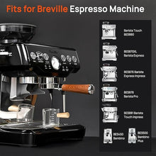 Load image into Gallery viewer, Bottomless Portafilter 54mm with 3 Ears, Replacement Bottomless portafilter Compatible with Breville Barista and 54mm Machines, Filter Basket Included
