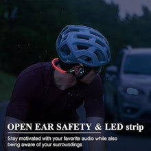 Load image into Gallery viewer, Bone Conduction Headphones Bluetooth 5.3 Open Ear Headphones with Mic, 12Hrs Playtime Quick Charging BT Headphones, IPX6 Waterproof Sports Headset for Running, Cycling, Working (Red)
