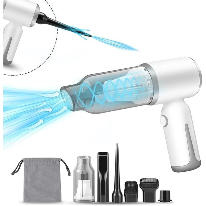 Vacuum Cleaner, 8000PA Car Vacuum Portable Cordless?3 in 1 Handheld Vacuum? Dust Buster, Air Blower, Pump, Mini Vacuum for Car, Home, Inflation/Deflation