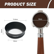 Load image into Gallery viewer, 54mm Magnetic Espresso Dosing Funnel, Espresso Coffee Dosing Ring, 25mm Anodized Aluminum Dosing Funnel with 8 Magnets Compatible with 54mm Brevillel Portafilter

