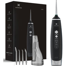 Load image into Gallery viewer, Water Flosser Equipped with Two Water Tanks for Home and Travel,3 Modes Dental Oral Irrigator,Portable,IPX7 Waterproof,Powerful Battery Life, Water Dental Flossers for Teeth (Black)
