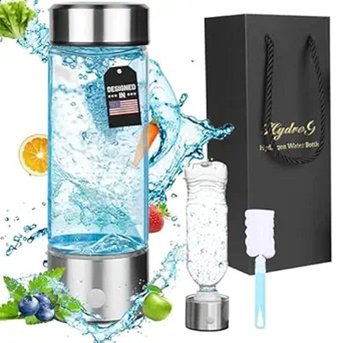2025 New Model - Hydrogen Water Bottle Generator - SPE/PEM - Rechargeable & Portable Ionizer - Hydrogenated Water - Athletic Performance & Hydration System