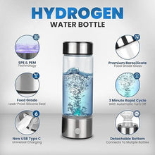 Load image into Gallery viewer, 2025 New Model - Hydrogen Water Bottle Generator - SPE/PEM - Rechargeable &amp; Portable Ionizer - Hydrogenated Water - Athletic Performance &amp; Hydration System
