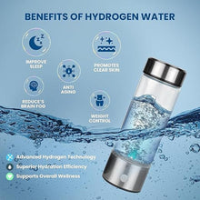 Load image into Gallery viewer, 2025 New Model - Hydrogen Water Bottle Generator - SPE/PEM - Rechargeable &amp; Portable Ionizer - Hydrogenated Water - Athletic Performance &amp; Hydration System
