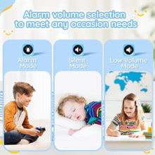 Load image into Gallery viewer, 60-Minute Visual Timer for Kids Digital Visual Countdown Timer for Kids Toddler for School Classroom, Time Management Tool with Silent Operation, Blue &amp; White
