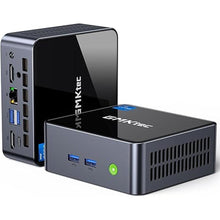 Load image into Gallery viewer, GMKtec Mini PC, M2 Pro Intel Core i7-1195G7 (Turbo 5.0 GHz) 512GB SSD 16GB DDR4, Preinstalled Windows 11 Pro Desktop Mini Computers WiFi 6, USB3.2, BT 5.2, DP, HDMI, RJ45 2.5G
