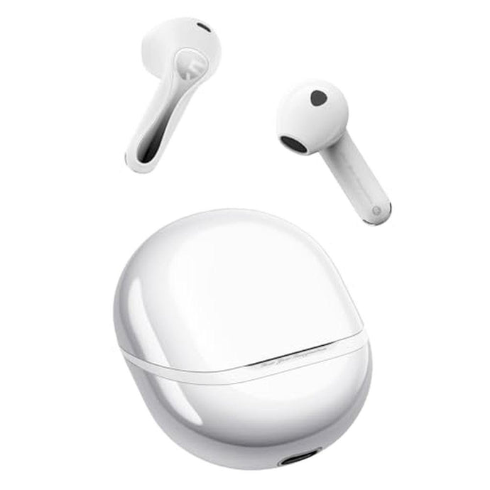 SoundPEATS Air5 Truly Wireless Semi in Ear Earbuds, TWS Noise Nancelling Headphones, Snapgragon Sound, APTX Adaptive Lossless and QCC3091, Bluetooth V5.4 Earphones with 6 Mics, 30 Hrs Gaming Playtime