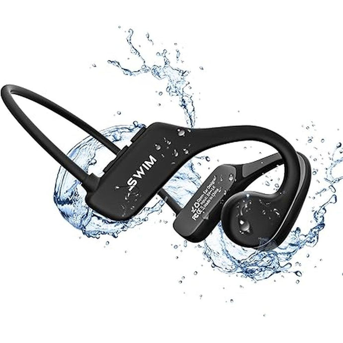 Bluetooth 5.3 Bone Conduction Headphones Waterproof Underwater Headphones for Swimming, 32G IPX8 Waterproof MP3 Player for Swimming Earbuds Running