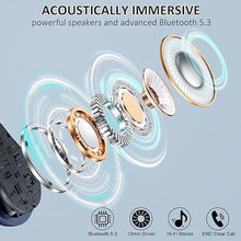 Load image into Gallery viewer, Wireless Earbuds Sports, Bluetooth 5.3 Headphones, 50H Playback Over-Ear buds with ENC Noise Cancelling Mic, HiFi Stereo Earphones with Earhooks, IP7 Waterproof Fitness Headset for Running Workout Gym
