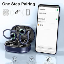 Load image into Gallery viewer, Wireless Earbuds Sports, Bluetooth 5.3 Headphones, 50H Playback Over-Ear buds with ENC Noise Cancelling Mic, HiFi Stereo Earphones with Earhooks, IP7 Waterproof Fitness Headset for Running Workout Gym
