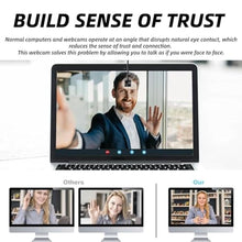 Load image into Gallery viewer, Yoidesu USB Center Webcam for PC, 4K 15fps 8MP Eye Webcam with Built in Mic, Auto Focus Eye to Cam Conference Camera Plug and Play Middle Screen Webcam for PC Laptop Video Calls

