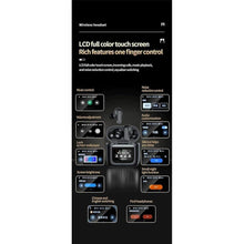 Load image into Gallery viewer, URIZONS ANC Noise Cancellation Message Notification Bluetooth in-Ear Earbuds - Multi-Functional Wireless in Ear Headphones with LCD Screen Touch Control Display 16 Countries Language TWS Earphones
