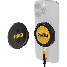 Load image into Gallery viewer, DEWALT Wireless Charger, 15W Max Fast Wireless Charging Pad Mag Safe Compatible with iPhone 16/15 Series 14/13/12, Includes Wall Mounting Plate (No AC Adapter)
