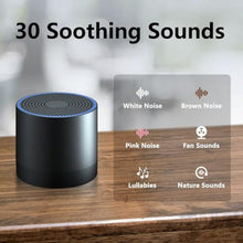 Load image into Gallery viewer, Portable Sound Machine Mini White Noise Machine with 30 Soothing Sounds for Newborn Kids Adults Rechargeable Sleep Brown Noise Machine with 4 Timers Memory Function for Travel Camping Home and Office
