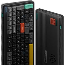 Load image into Gallery viewer, nuphy Halo96 V2 Wireless Keyboard,Gasket Structure,96% Hot Swappable Gaming Keyboard, 99 Kyes RGB Backlit Mechanical Keyboard, Support QMK/VIA,Bluetooth/USB-C/2.4GHz-Black,Raspberry Switches(46gf)
