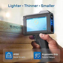 Load image into Gallery viewer, BENTSAI Handheld Inkjet Printer BT-HH6205BL Upgraded with 16H Long Lasting 0.5Inch Use with Photoelectric Sensor for Assembly Line for Date QR Code UPC Barcode Logo Batch Number on Carton Plastic Wood
